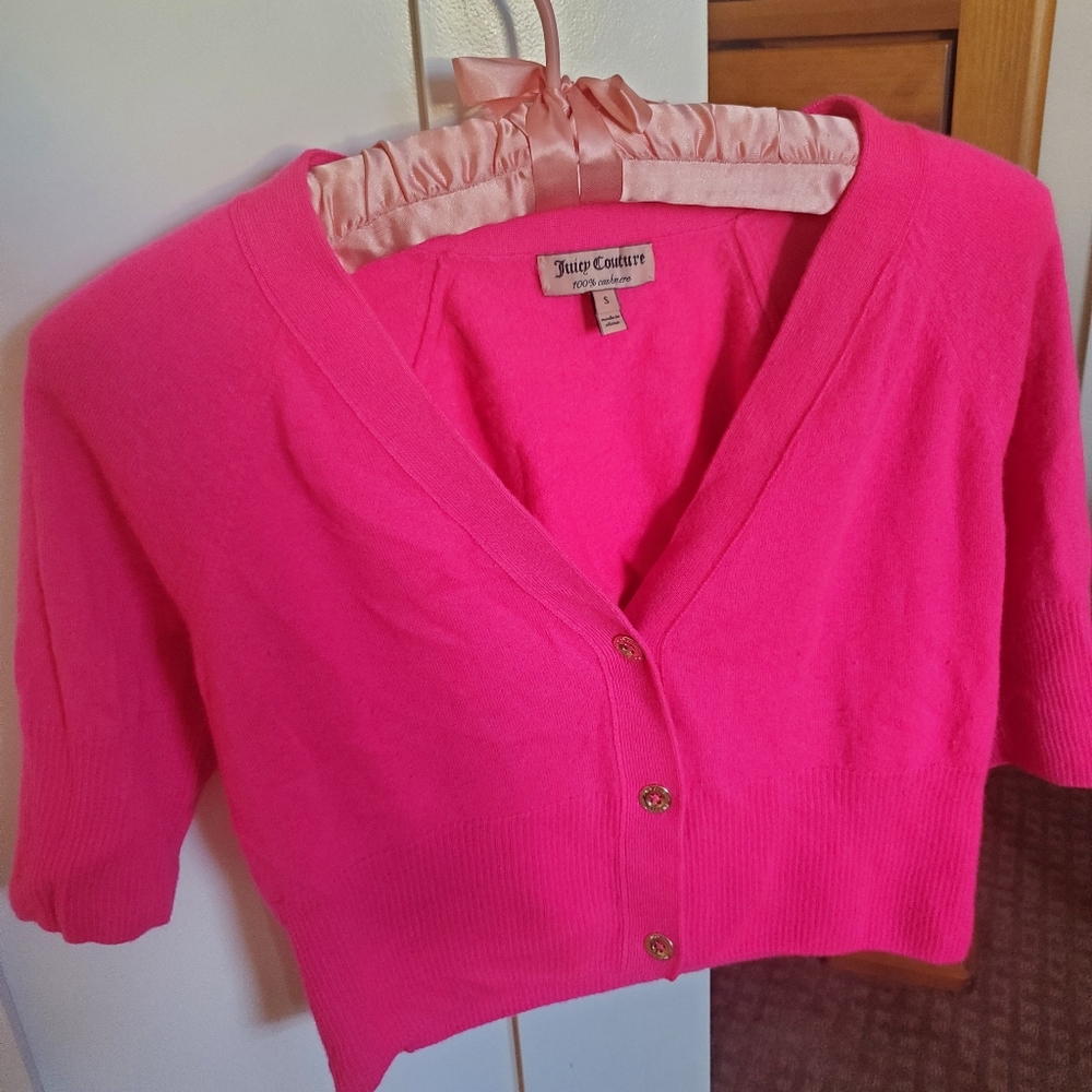 Juicy Couture Pink Cardigan